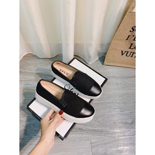 Giày slipon da lộn