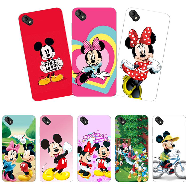 Ốp Điện Thoại Silicon Mềm In Hình Chuột Mickey Cho Wiko Sunny 2 Plus / Wiko Sunny 2 Plus