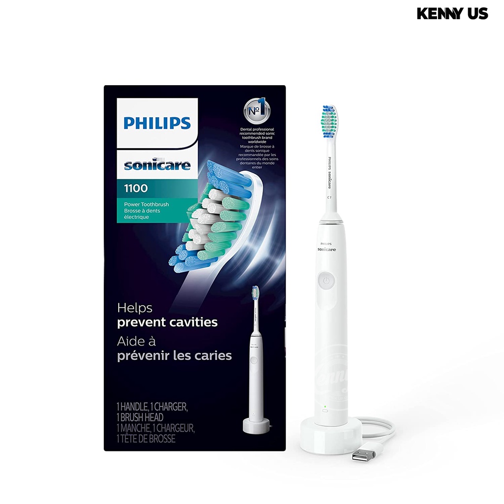 Bàn Chải Đánh Răng Điện Philips Sonicare 1100 HX3641 Chính Hãng Bay Mảng Bám Kẻ Răng Hiệu Quả - Kennyus.vn