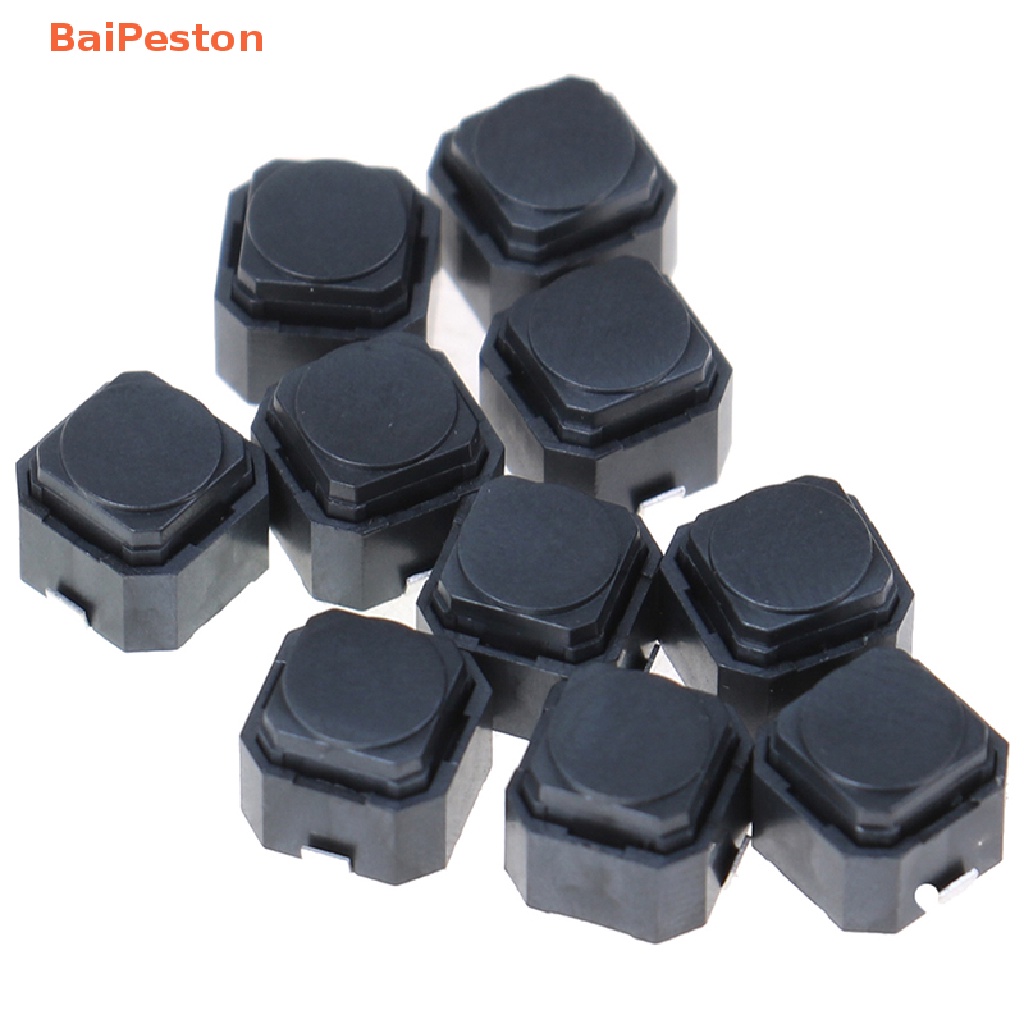 Set 10 Công Tắc Cảm Ứng 6 * 6 * 5mm Bằng Silicon Không Ồn