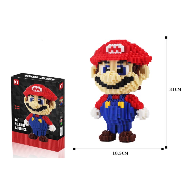 Mẫu lắp ghép 4500 mảnh mô hình Mario mũ đỏ