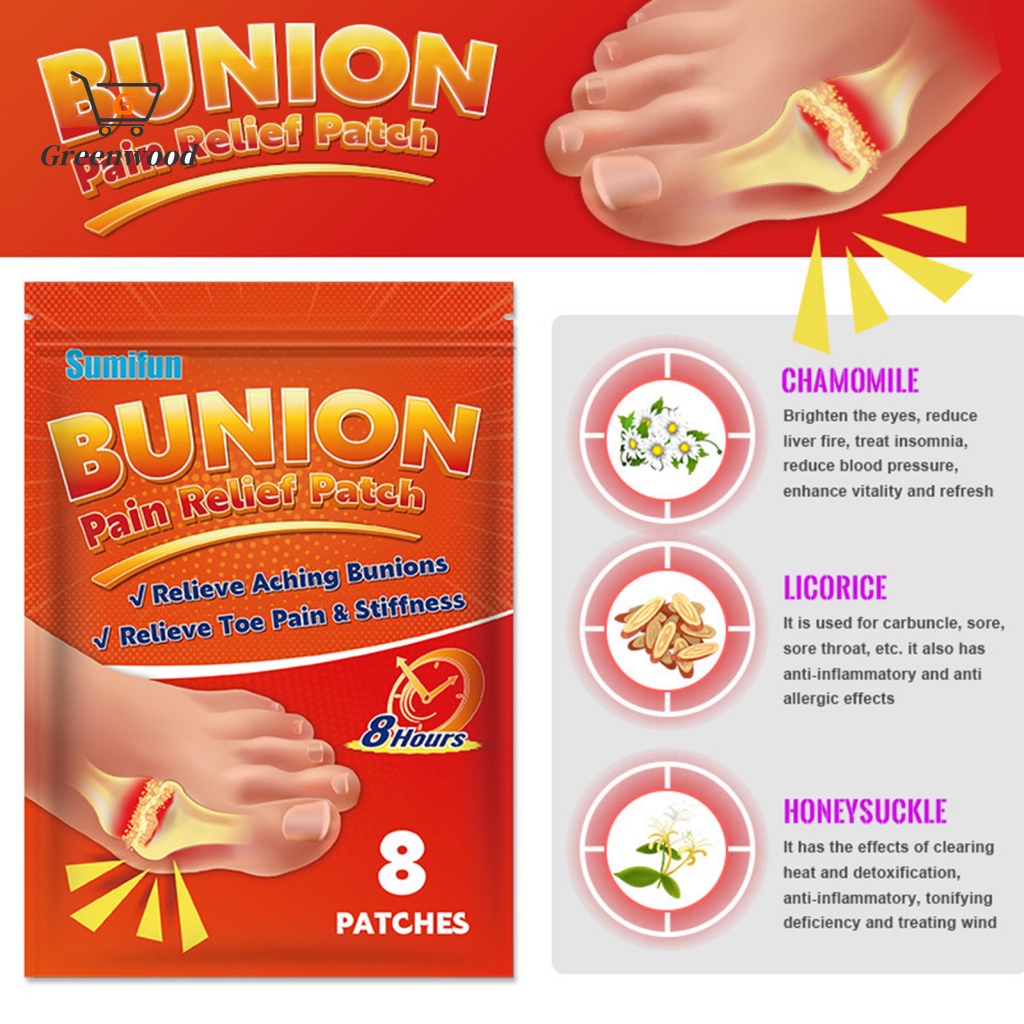Miếng Dán Mềm Giảm Đau Khớp Ngón Chân Dành Cho Người Lớn