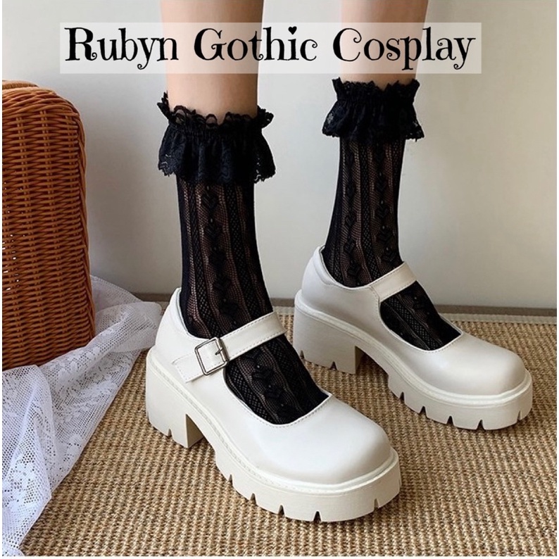 [CÓ SẴN] 🍁 Giày Lolita Oxford đế cao cosplay học sinh Nhật Bản ( BÓNG VÀ NHÁM )