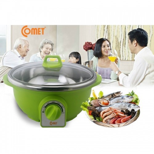 NỒI LẨU ĐIỆN ĐA NĂNG COMET CM7738 DUNG TÍCH 3.5 LÍT-1800W