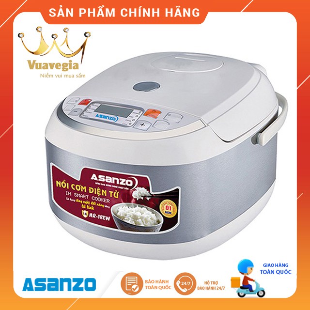 Nồi cơm điện Asanzo AR-18EW 1.8L