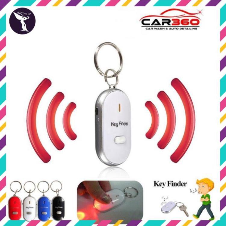 ⚡️KEY FINDER⚡️ Móc Chìa Khóa Huýt Sáo Gắn Thiết Bị Định Vị GPS Có Đèn Nhấp Nháy Chất Lượng Cao