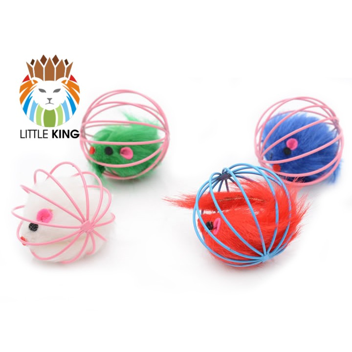 Đồ chơi bóng lồng chuột cho chó mèo, thú cưng Little King pet shop