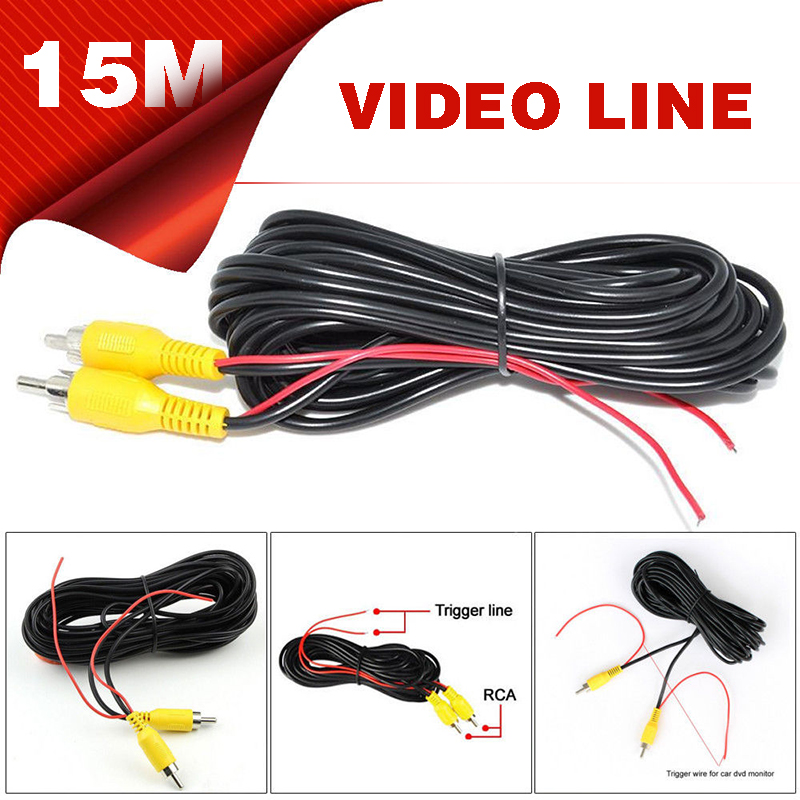 Dây Cáp Rca 15m Cho Camera Sau Xe Ô Tô