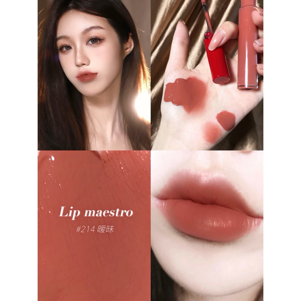 Son Môi Armani 405 Màu Đỏ Nhung Lì Thời Trang#