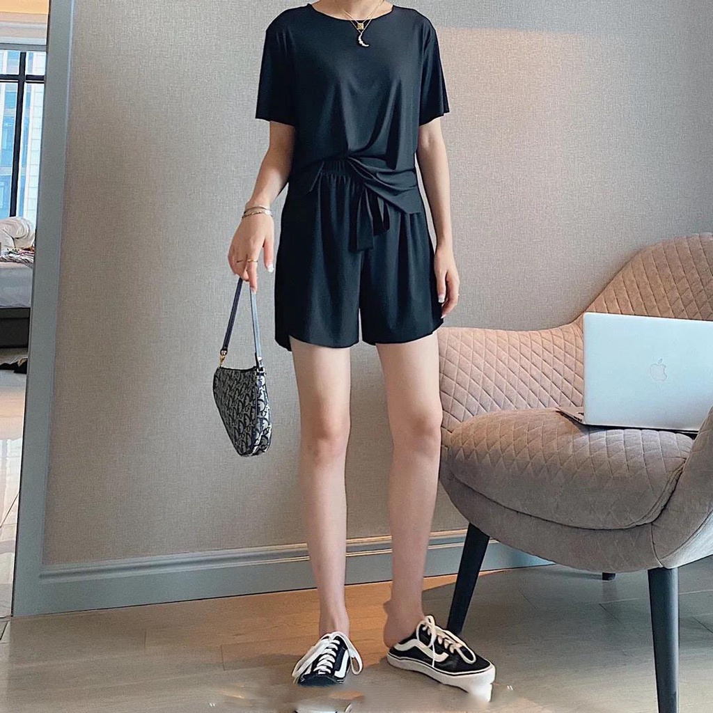 MS078 Bộ thun tăm lạnh đuôi cá siêu mát Quảng Châu
