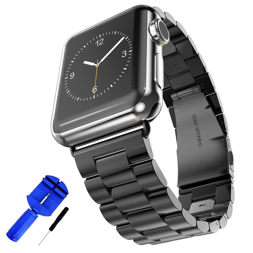 Dây Đeo Bằng Thép Không Gỉ Cho Đồng Hồ Thông Minh Apple Watch 41 / 40 / 38mm 49 / 45 / 44 / 42mm Series Ultra / 8 / 7 / SE / 6 / 5 / 4 / 3 / 2 / 1
