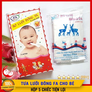 [Mã SKAMLTSM9 giảm 10% đơn 99K] Gạc Rơ Lưỡi, Tưa Lưỡi Đông Fa Vệ Sinh Cho Bé Yêu - 8938501545022