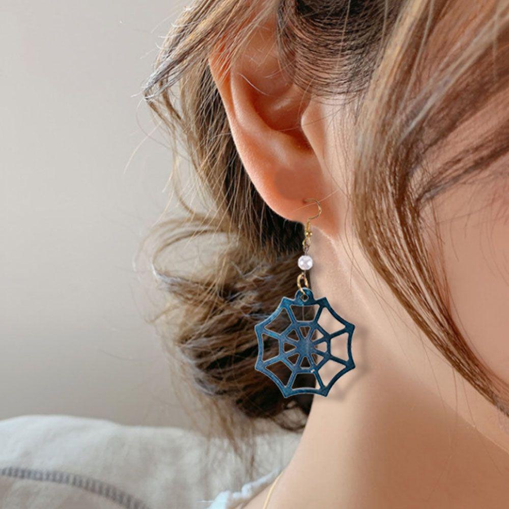 SUSANS Khuôn Nhựa Trong Suốt Làm Bông Tai DIY Độc Đáo