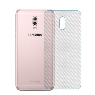 Miếng dán Full mặt sau Galaxy J7 Plus vân cacbon