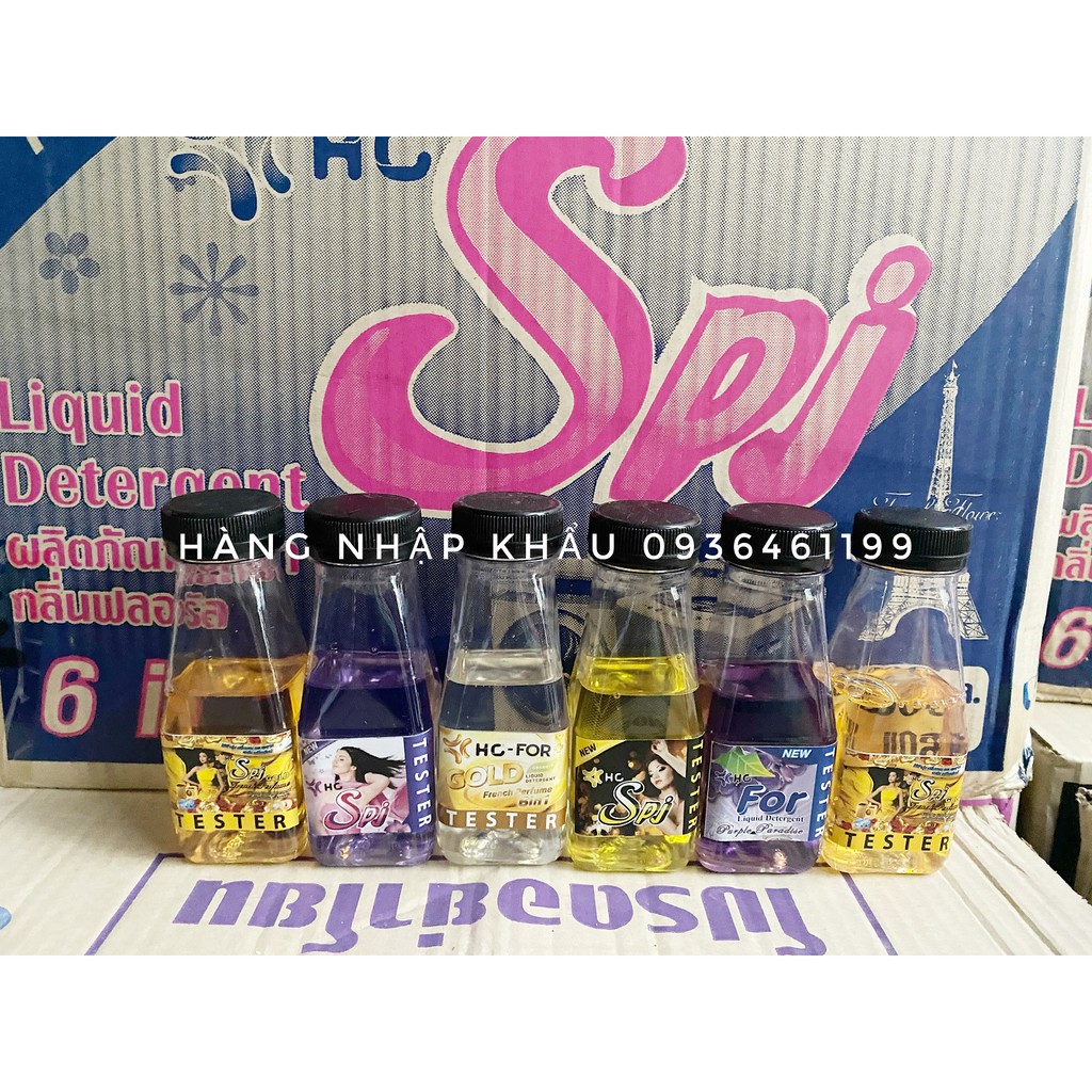 Hàng Mẫu Thử Công ty Nước giặt xả Quần áo Spj-HC 6in1 Thái Lan Siêu thumbnail