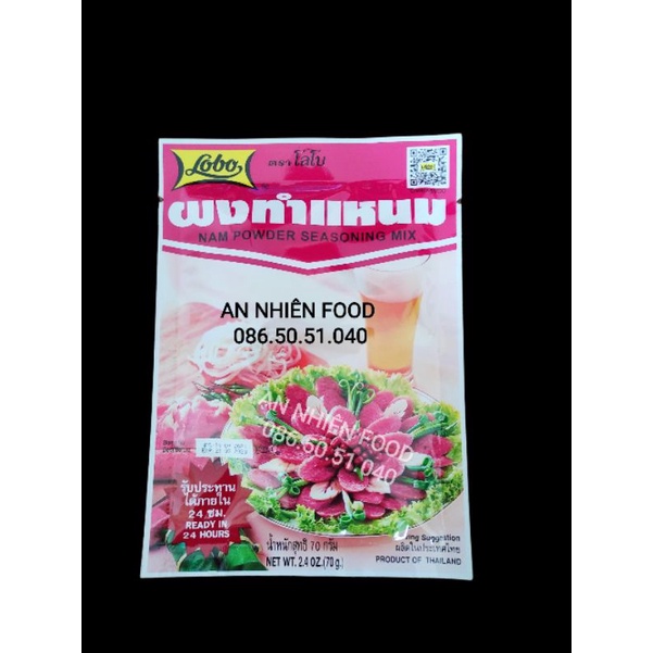 Combo 10 Gói Bột Gia Vị Làm Nem Chua Lobo Thái Lan