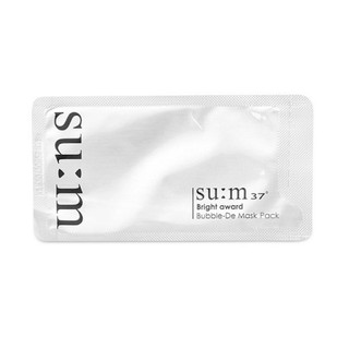 Mặt nạ sủi bọt thải độc da su:m37 bright award bubble-de mask white