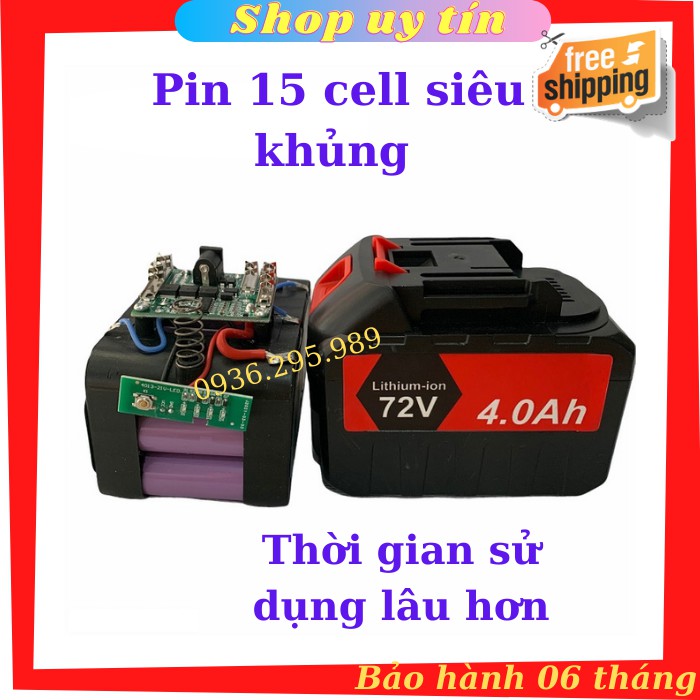 Pin máy siết bulong 15 cell dùng cho các loại máy khoan, máy mài, máy siết bulong