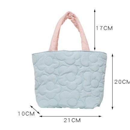Túi Xách Cầm Tay Màu Sắc Kẹo Ngọt Đơn Giản Xinh Xắn Dành Cho Nữ