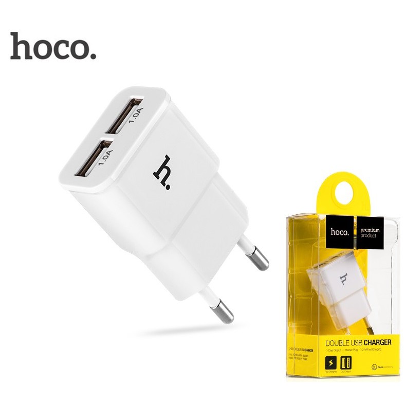 CỦ SẠC HOCO UH202 2.1A - 2 CỔNG