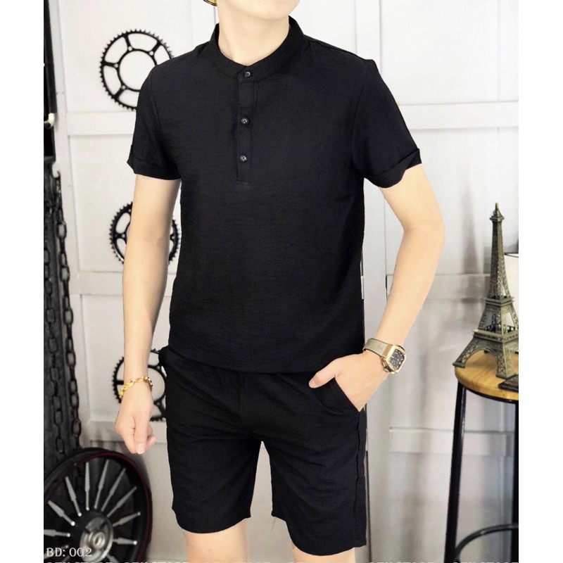 1 Bộ quần áo đũi cộc nam chất thái dày mặc nhẹ như không co giãn ,phù hợp đi làm đi chơi ,đi biển đội nhóm