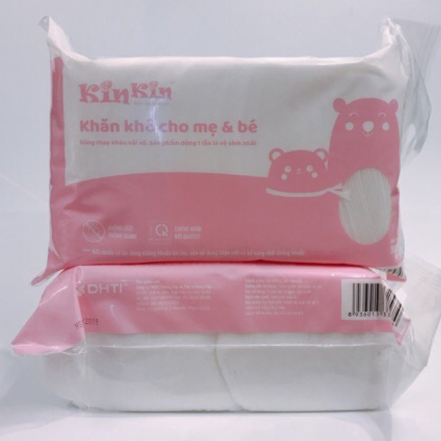 Khăn vải khô đa năng Mamamy Kinkin gói 300g 15x20cm