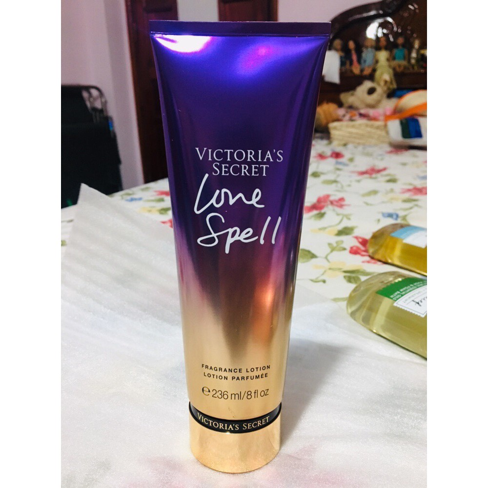 {Bill Mỹ} {Chuẩn Auth} {Best Seller} Love Spell Victoria's Secret VS lotion dưỡng thể hương nước hoa mẫu mới 236ml