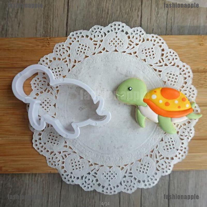 ❀❀ Bộ 8 Khuôn Cắt Bánh Hình Động Vật Biển