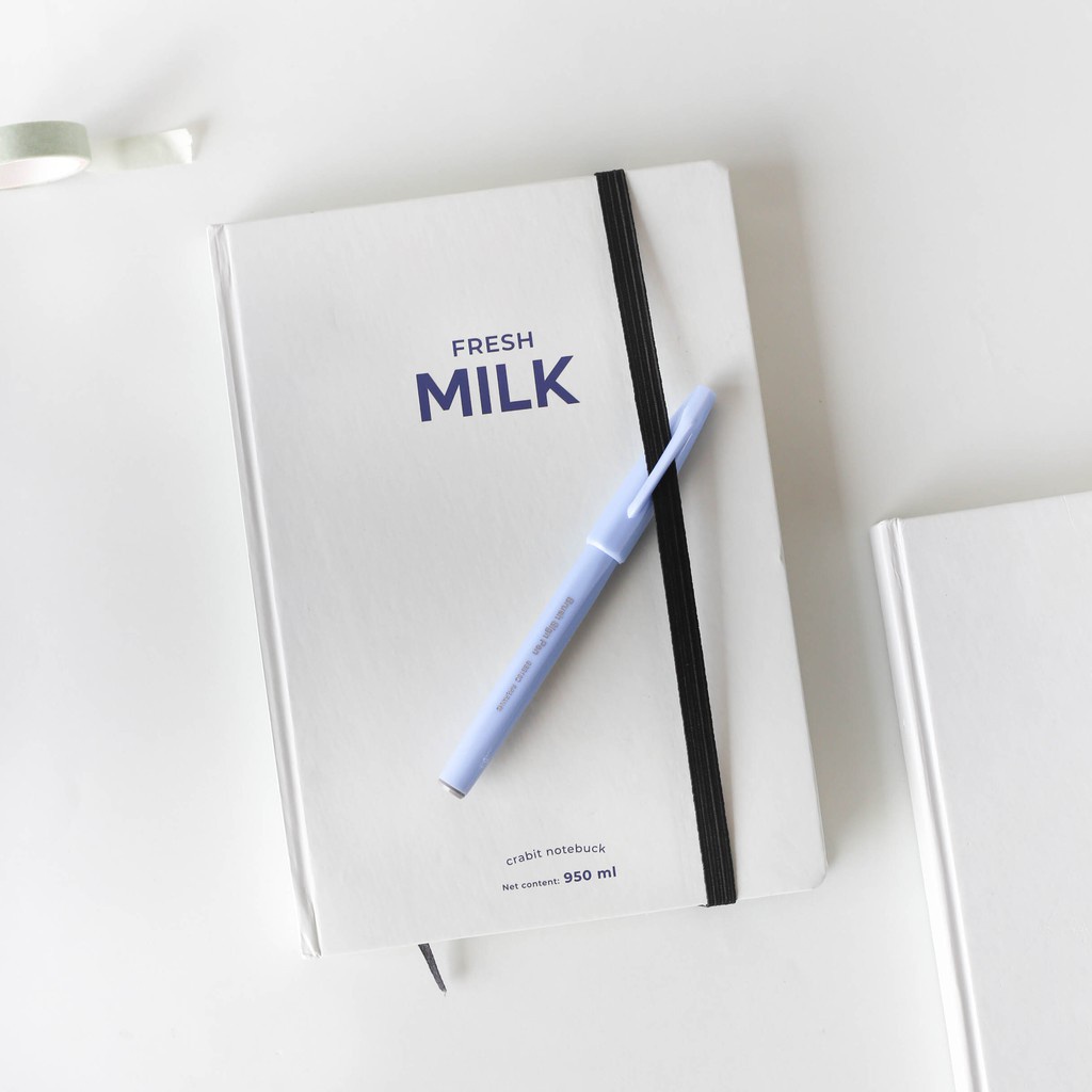 Combo sổ bút chuyên dụng Bullet Journal màu Milky