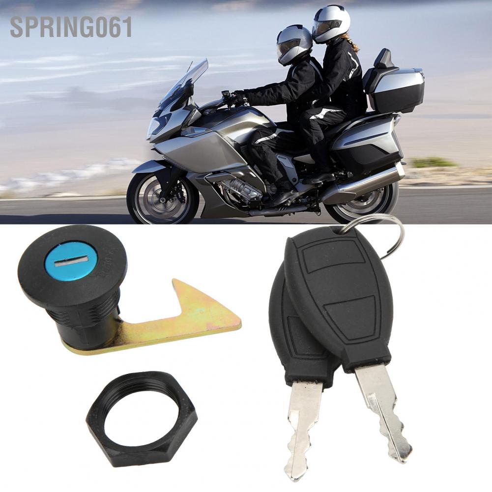 Spring061 Scooter Fitting Tail Lock Aluminum Plastic Universal for Electric Motorcycles Storage Trunk