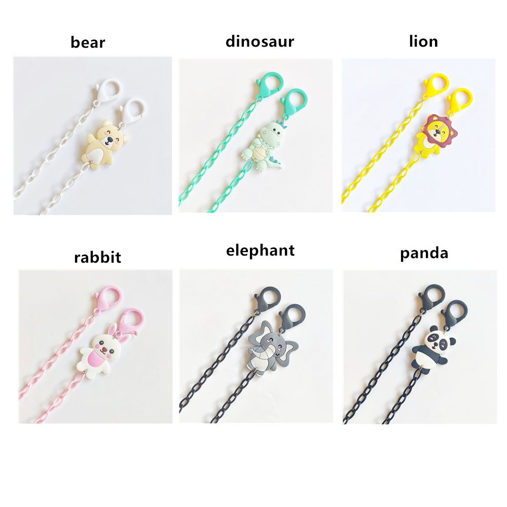 Dây đeo MIHAN1 gắn kính mắt/khẩu trang chống thất lạc họa tiết hoạt hình bằng acrylic