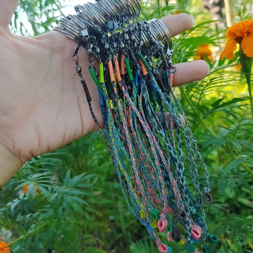 Xích chân chim khuyên, mào, chòe, mi, cu gáy, khướu,... bằng du siêu bền có chống xoắn