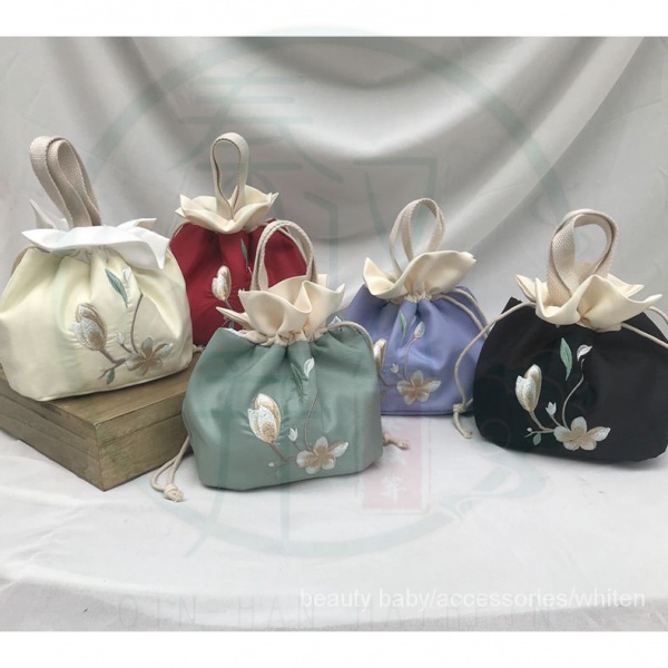 Hàng Mới]Túi xách nhỏ thêu họa tiết Luo Zhi's chính hãng Trung Hoa cổ điển kèm túi nhỏ