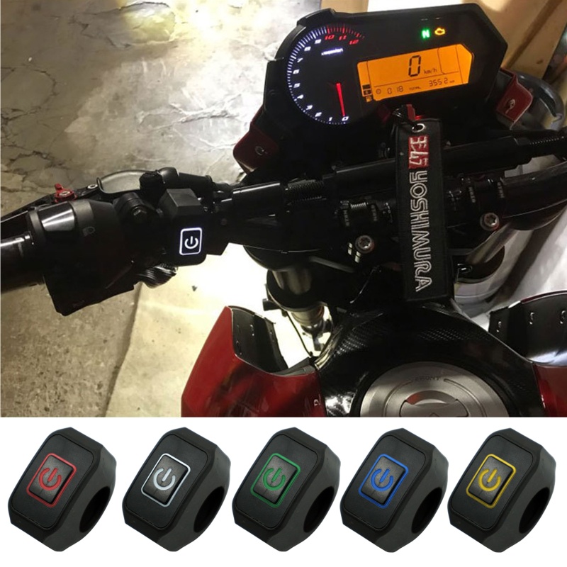 Công Tắc Đèn LED Gắn Tay Lái Xe Đạp Không Thấm Nước