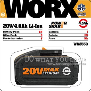 PIN LITHIUM WORX WA3553