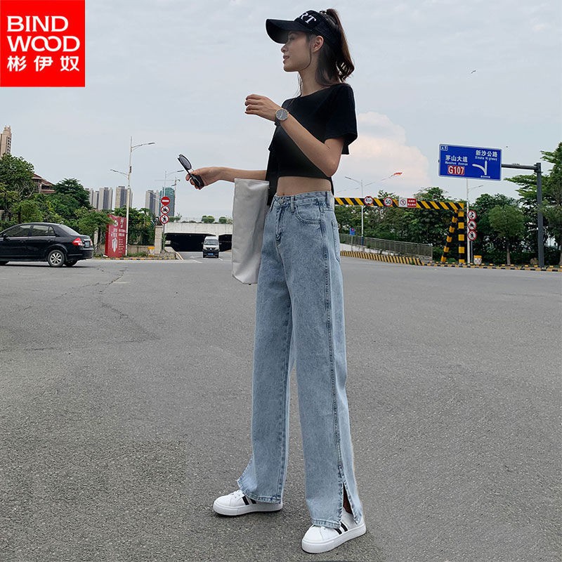 Quần Jeans Nữ Lưng Cao Ống Rộng Thời Trang 2021 | BigBuy360 - bigbuy360.vn