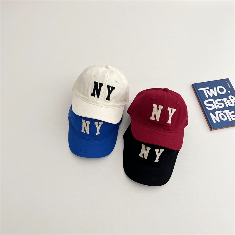 Mũ Lưỡi Trai Thêu Chữ NY Phong Cách Hàn Quốc Cho Bé