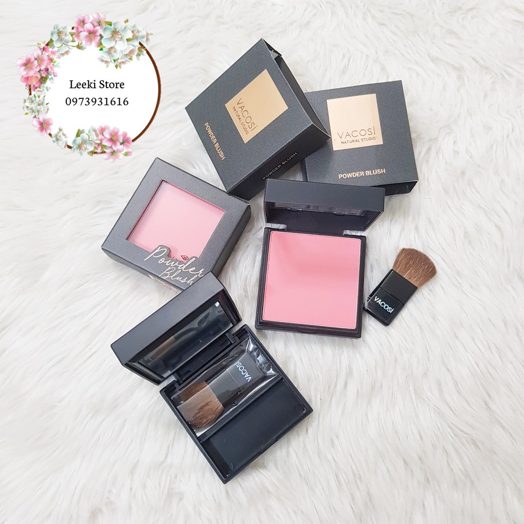 PHẤN MÁ HỒNG SIÊU MỊN VACOSI NATURAL STUDIO POWDER BLUSH