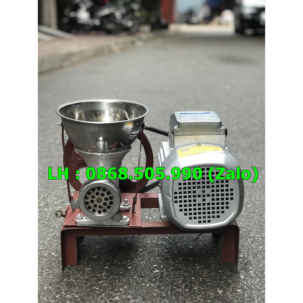 Máy đùn cám gà, đùn cám chim lỗ sàng 3mm, 4mm, 5mm