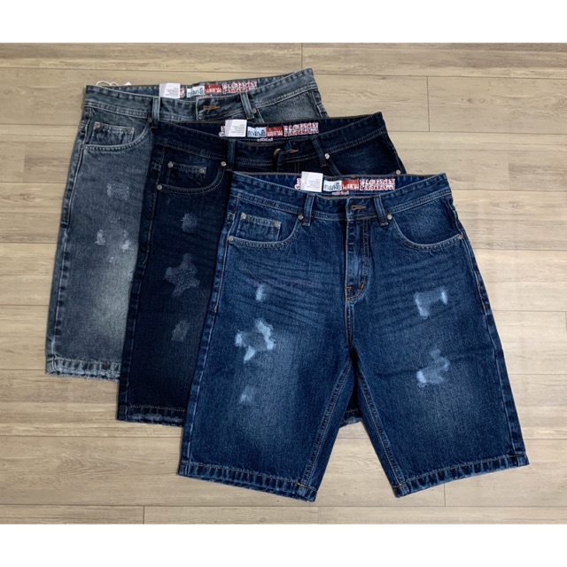 Quần Short jean nam BIGSIZE 32-36 < 90kg