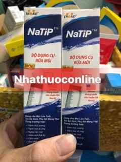 DỤNG CỤ RỬA MŨI NATIP CHO BÉ