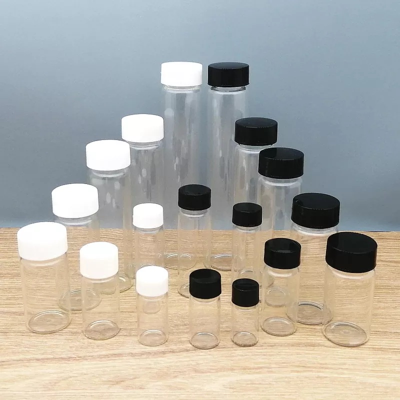 Chai thủy tinh vial có nắp vặn siêu kín đựng tinh dầu, mỹ phẩm, dược liệu, hóa chất 2ML-3ML-5ML-10ML-20ML-40ML | Vial