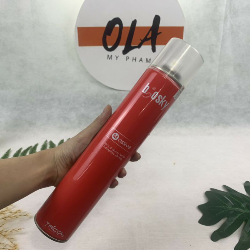 Gôm Xịt Tóc Nam Tạo Kiểu Giữ Nếp Red Spray 500 Ml Bitrm500 Hàng Ý Nhập Khẩu - Mỹ Phẩm Ola