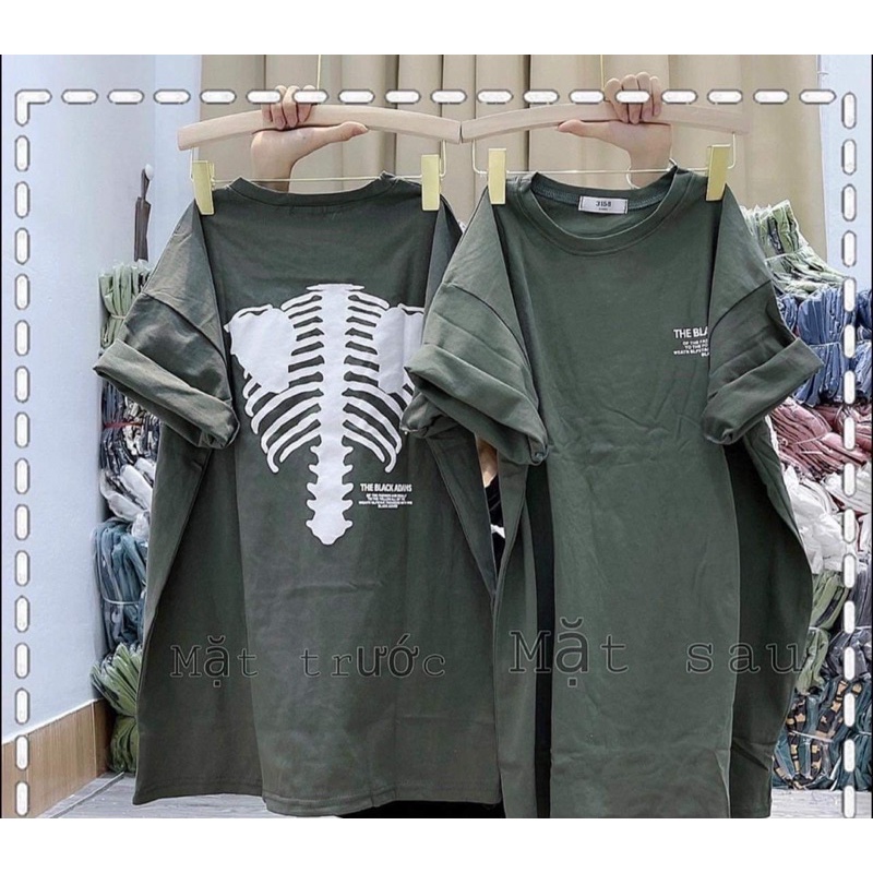 Áo phông white xương H2A978