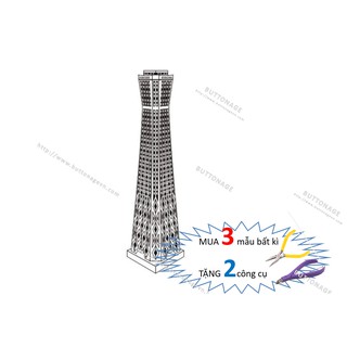 Mô Hình Lắp Ghép kim Loại 3D Tòa tháp CITIC Tower
