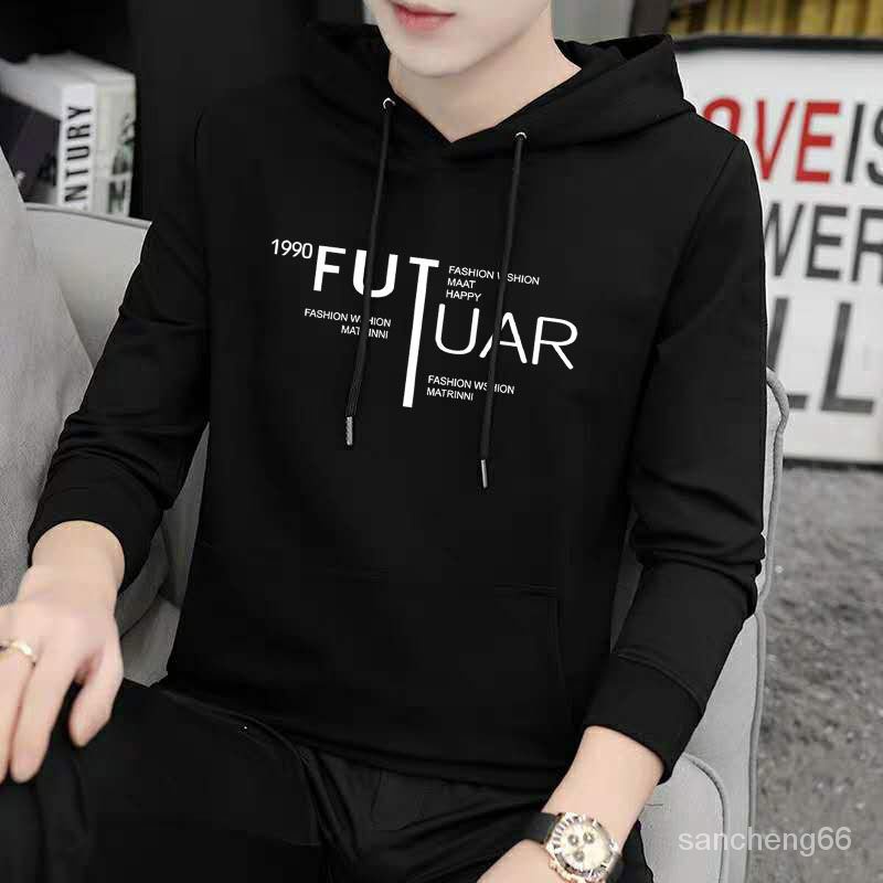 Áo hoodie vải Cotton mỏng thời trang xuân thu cho nam