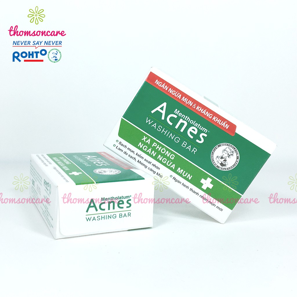 Cục xà bông ngừa mụn Acnes Washing Bar (75g) bánh xà phòng tắm hết mụn cho mặt và toàn thân cho cả nam, nữ | BigBuy360 - bigbuy360.vn