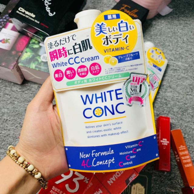 Sữa dưỡng thể trắng da White Conc
