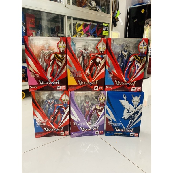 Đồ chơi siêu nhân Mô hình Ultra Act Ultraman Tiga/ Ultraman Nexus Junis/ Junis blue/ Ultraman Zero