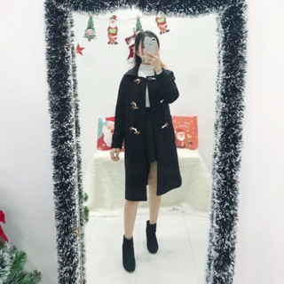 Các mẫu áo dạ dáng dài